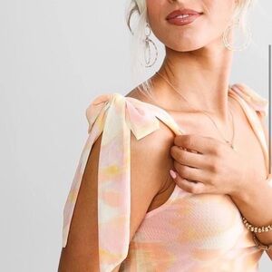 Free People Pastel Tie-Dye Tank Top